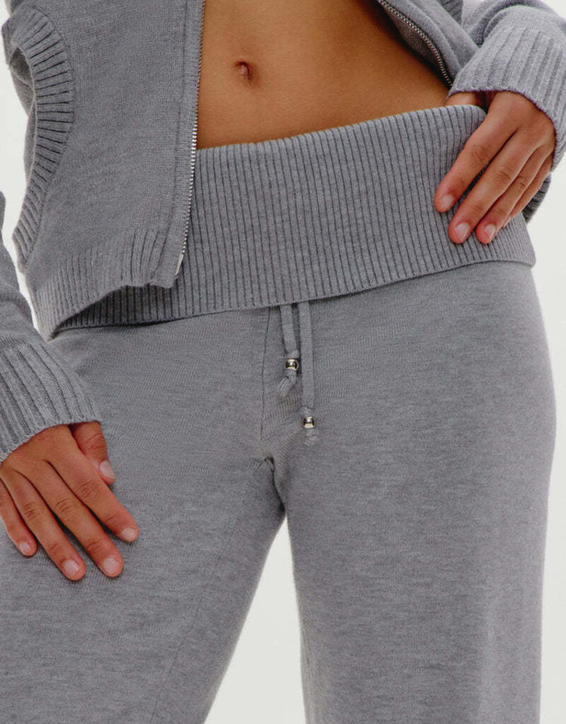 Frankies Bikinis Dawson Cloud Knit Fold Over Pant