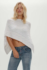 Frankies Bikinis Aspen Cable Knit Poncho
