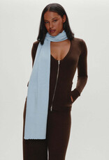 Frankies Bikinis Snug Ribbed Knit Scarf Daydream