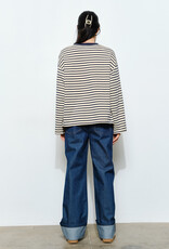 Halsey Striped Long Sleeve Top