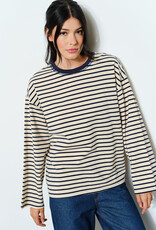 Halsey Striped Long Sleeve Top