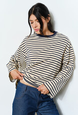 Halsey Striped Long Sleeve Top