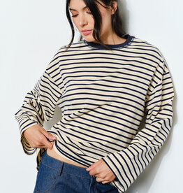 Halsey Striped Long Sleeve Top