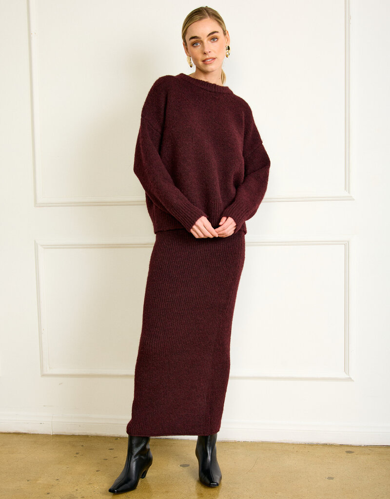 Hart Sweater Midi Skirt