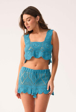 PQ Swim Camila Crochet Mini Skirt
