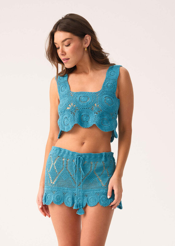 PQ Swim Aria Crochet Crop Top