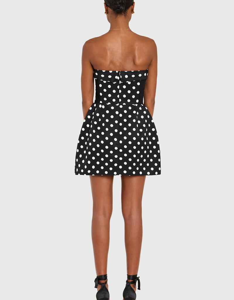 Amanda Uprichard Lucienne Skort Romper Mini Dress