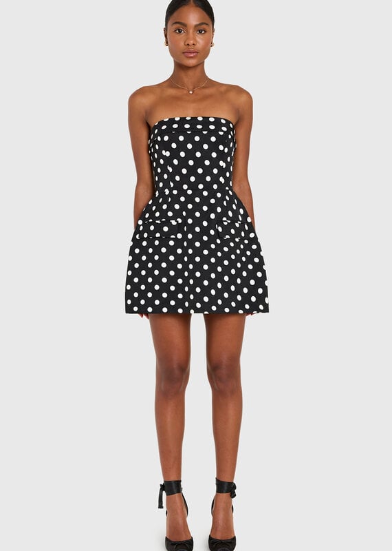 Amanda Uprichard Lucienne Skort Romper Mini Dress