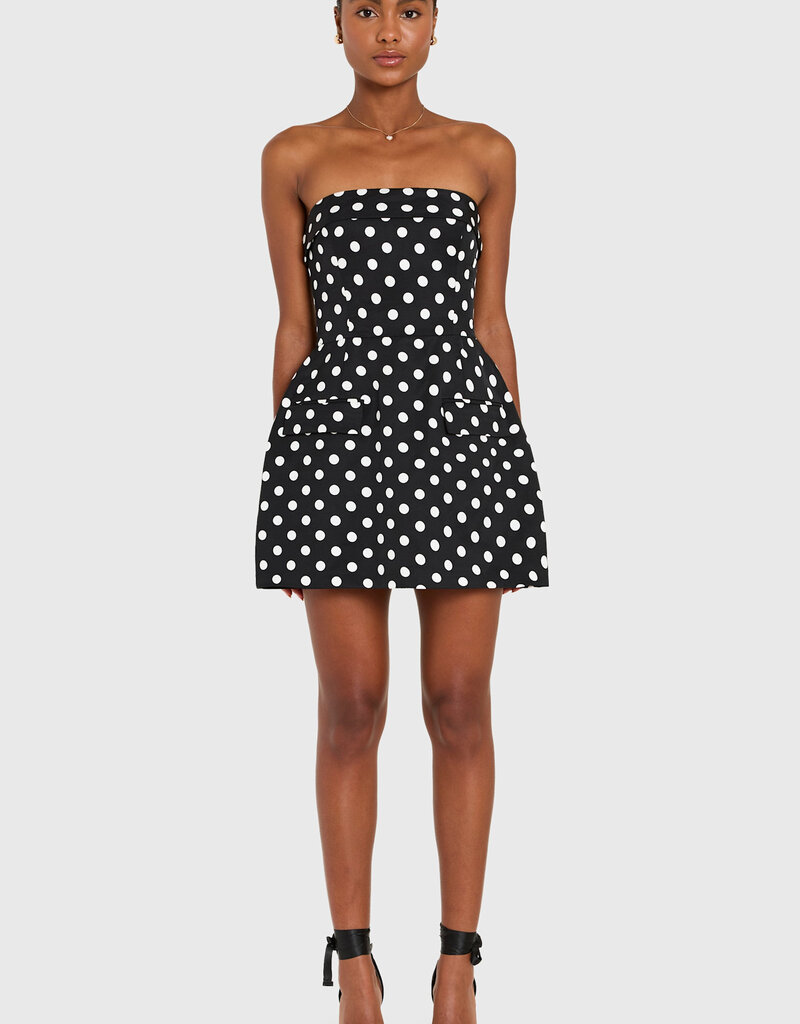 Amanda Uprichard Lucienne Skort Romper Mini Dress