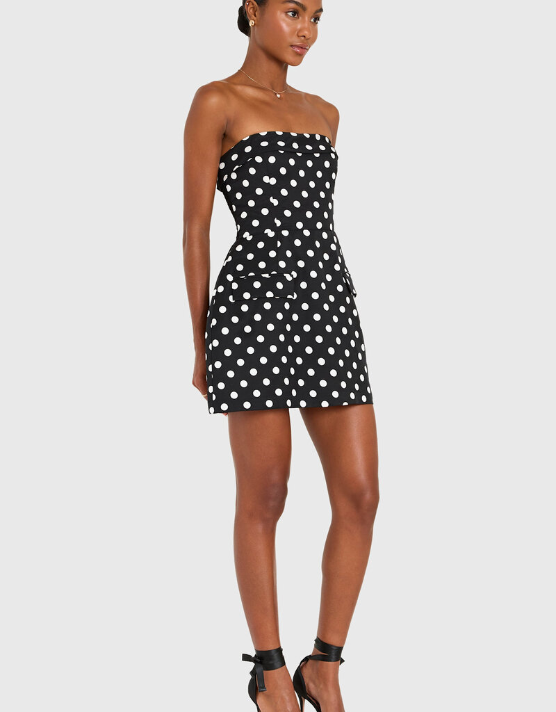 Amanda Uprichard Lucienne Skort Romper Mini Dress