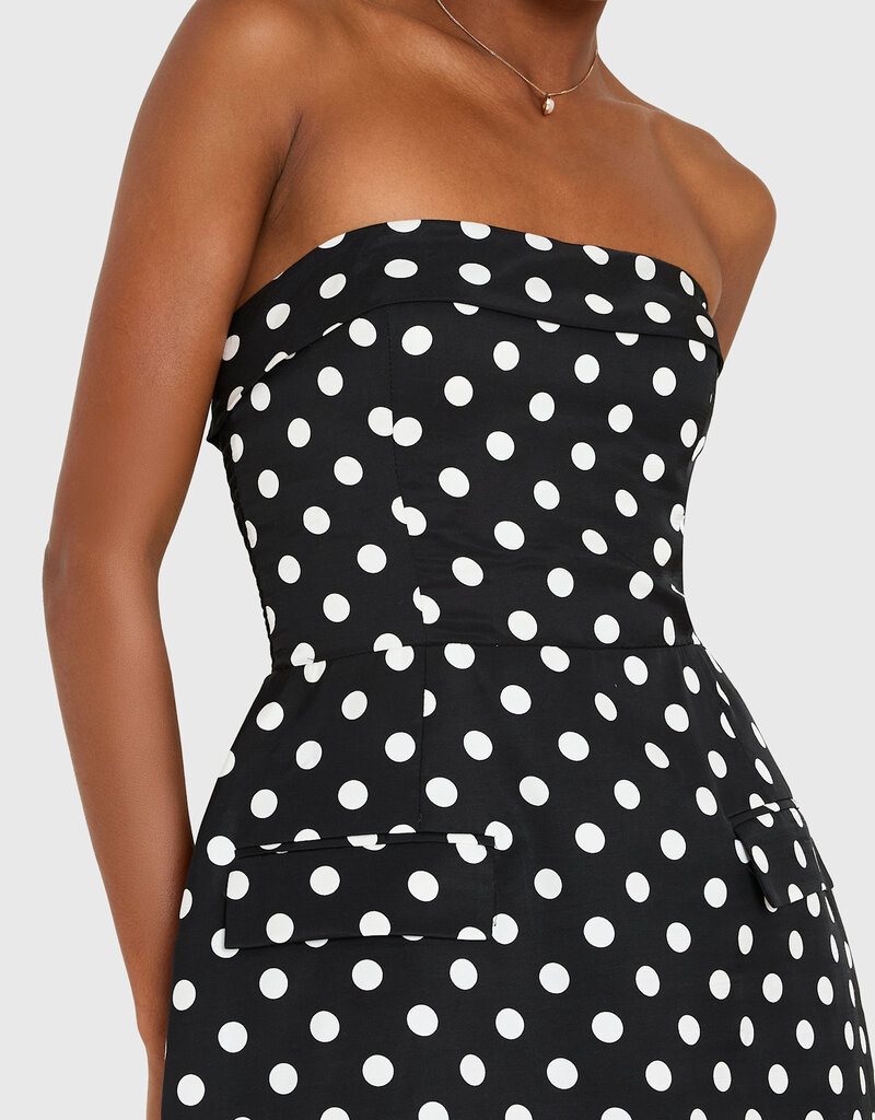 Amanda Uprichard Lucienne Skort Romper Mini Dress