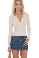 Lucy In The Sky Cinched Knit Cardigan