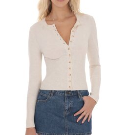 Lucy In The Sky Cinched Knit Cardigan
