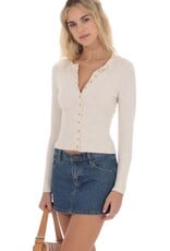 Lucy In The Sky Cinched Knit Cardigan