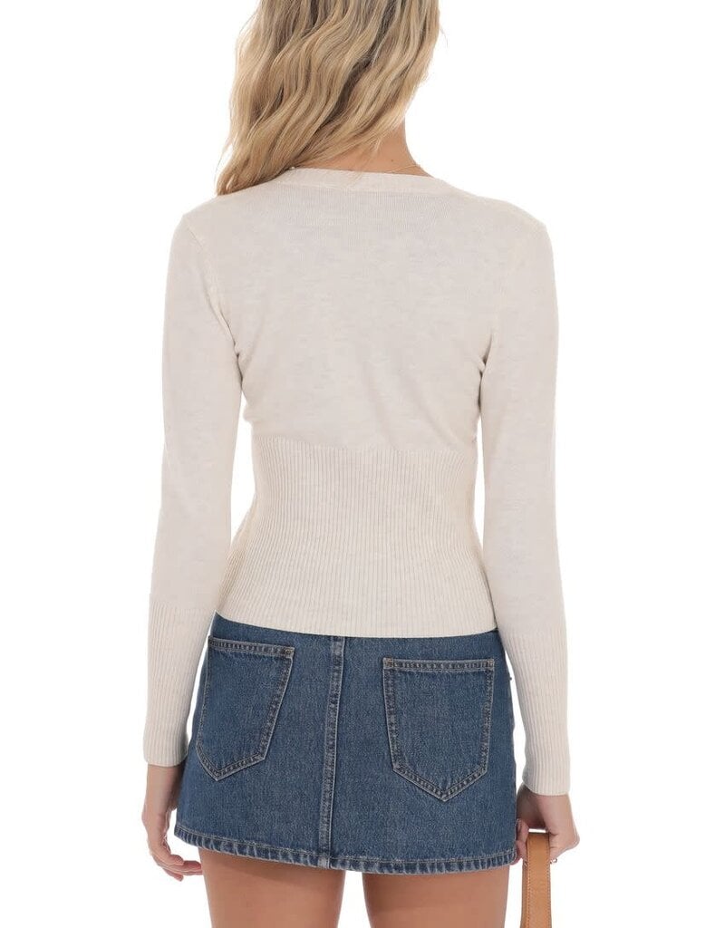 Lucy In The Sky Cinched Knit Cardigan