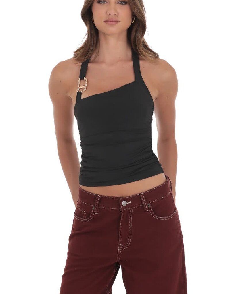 Lucy In The Sky Halter Embellished Top