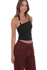 Lucy In The Sky Halter Embellished Top