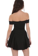 Lucy In The Sky Off Shoulder Fit and Flare Mini Dress