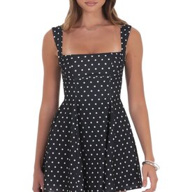 Lucy In The Sky Polka Dot Fit and Flare Mini Dress