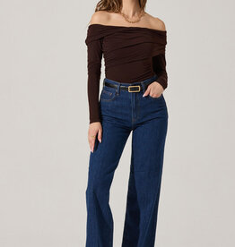 Datia Ruched Off Shoulder Top