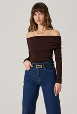 Datia Ruched Off Shoulder Top