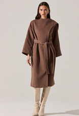 ASTR Elaxi Longline Wrap Scarf Coat