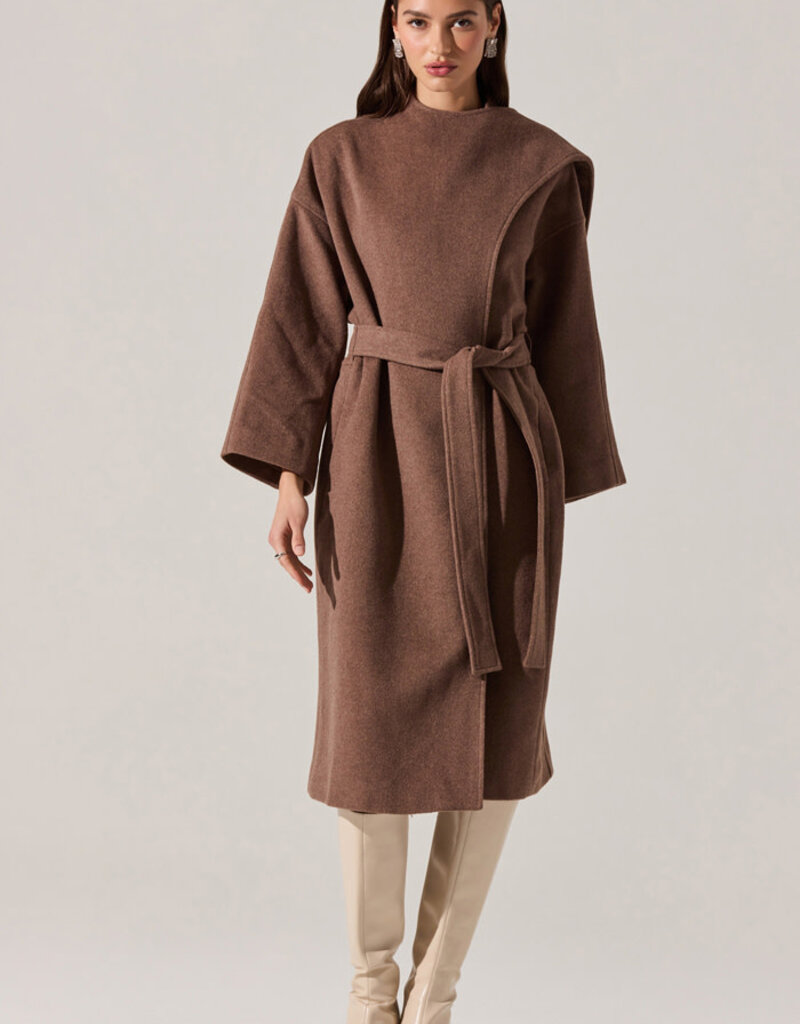 Elaxi Longline Wrap Scarf Coat