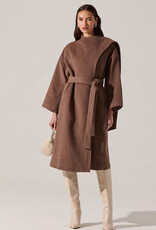 ASTR Elaxi Longline Wrap Scarf Coat