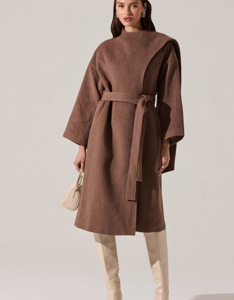 Elaxi Longline Wrap Scarf Coat