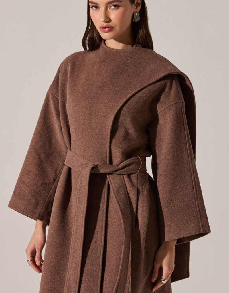 Elaxi Longline Wrap Scarf Coat