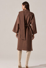 Elaxi Longline Wrap Scarf Coat