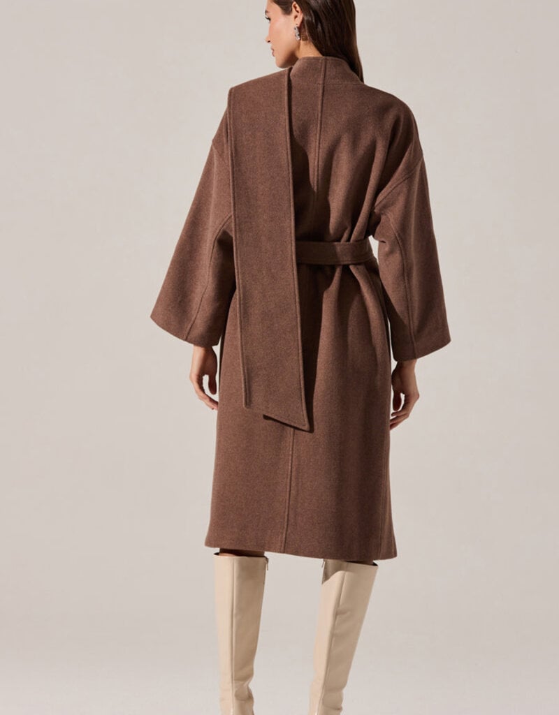 Elaxi Longline Wrap Scarf Coat