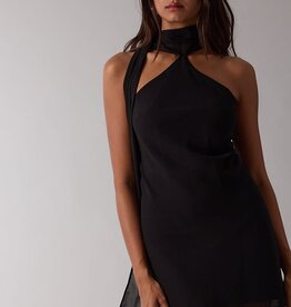 Hollin Scarf Neck Mini Dress