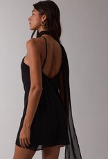 Hollin Scarf Neck Mini Dress
