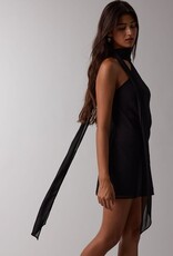 Hollin Scarf Neck Mini Dress