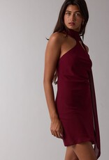 Hollin Scarf Neck Mini Dress