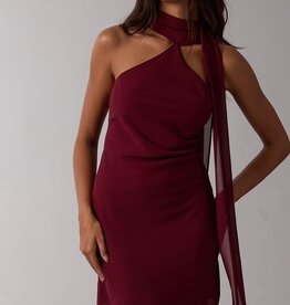 Hollin Scarf Neck Mini Dress