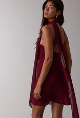 Hollin Scarf Neck Mini Dress