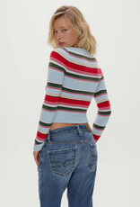 Frankies Bikinis Kit V Neck Cloud Knit Sweater