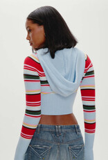 Frankies Bikinis Aimee Zip Up Cloud Knit Hoodie