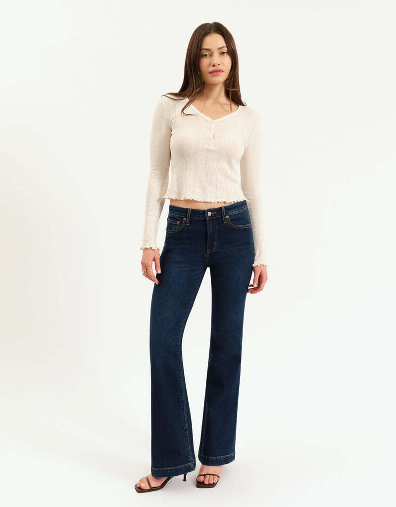 The Heartbreaker Mid Rise Flare Jeans