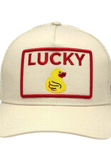 Lucky Duck Trucker Hat Cream
