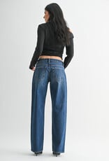 Low Rise Studded Baggy Jeans