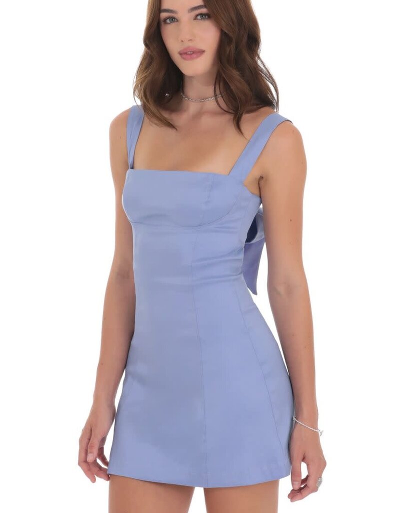 Lucy In The Sky Back Bow Bodycon Mini Dress