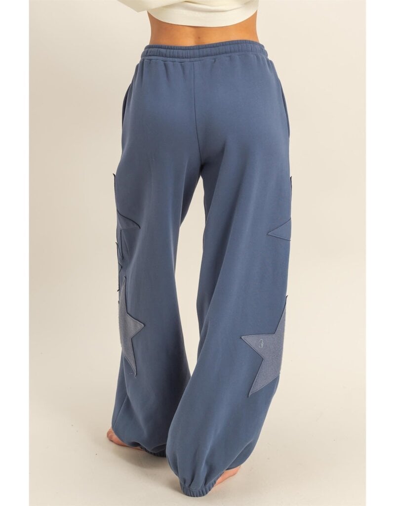 Star Patch Fleece Jogger Pant