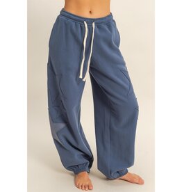 Star Patch Fleece Jogger Pant