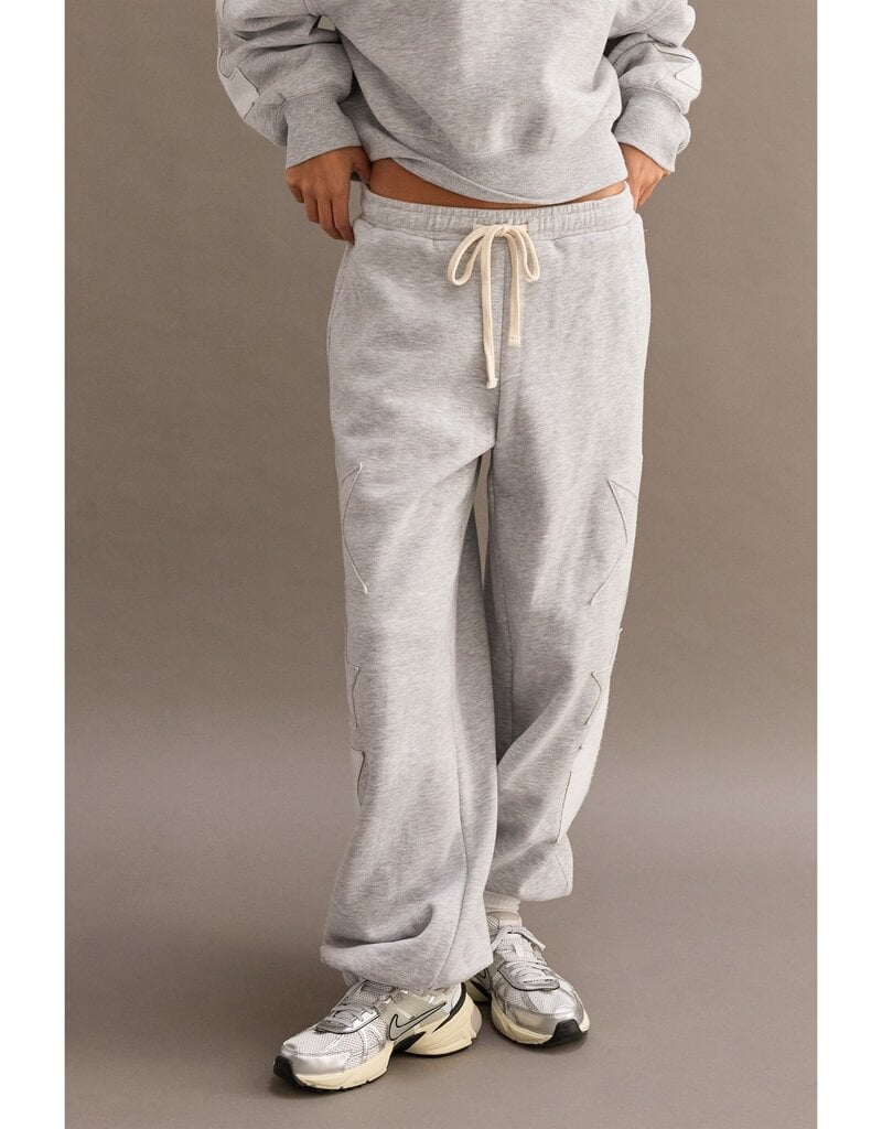 Star Patch Fleece Jogger Pant