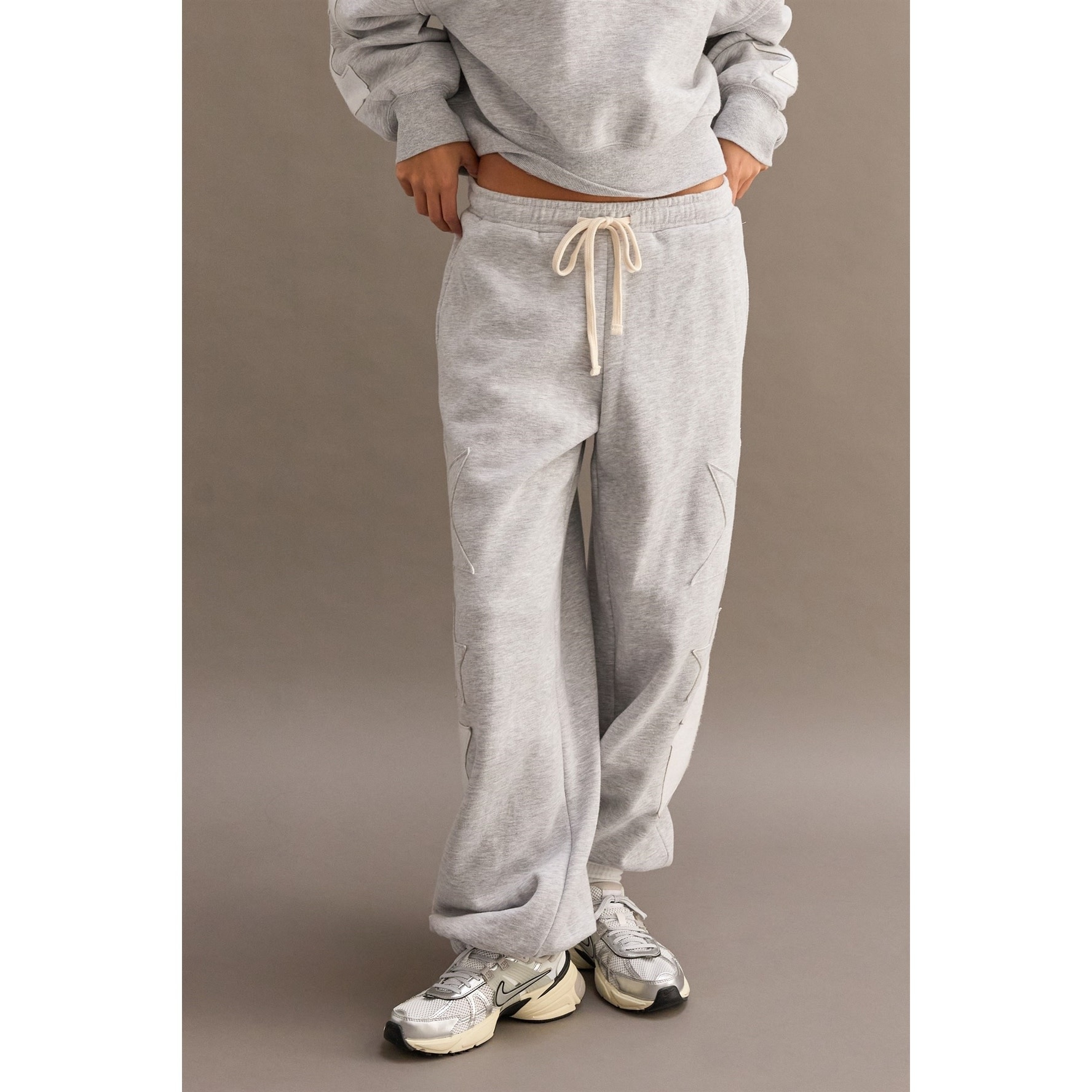 Star Patch Fleece Jogger Pant - SPLASH