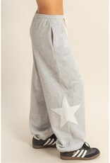 Star Patch Fleece Jogger Pant
