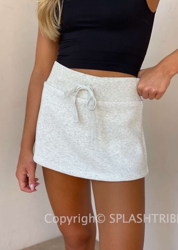 Fleece Mini Skirt